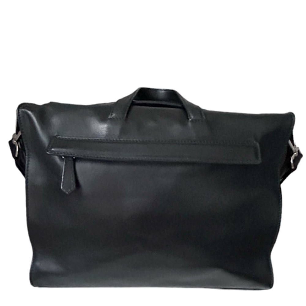 FENDI Black Calfskin Lui Urban Bug Eyes Briefcase/Tote Large Shoulder Bag Unused - Picture 2 of 15